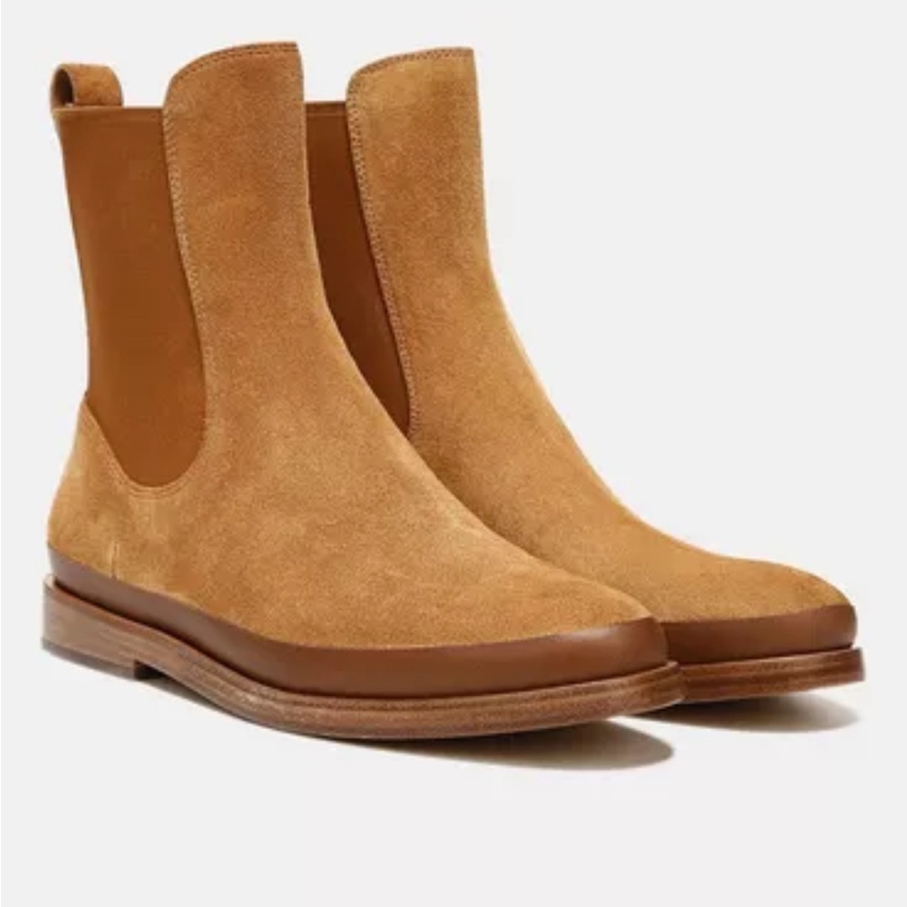 NEW Vince Cecyl Suede‎ Boot Tan size 8 reg $450